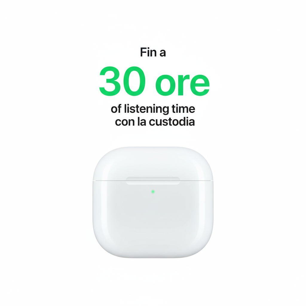 Autonomie de 30 heures en italien