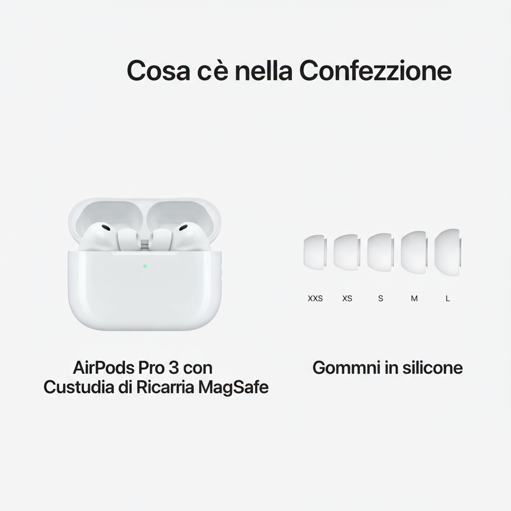 Contenu de la boîte AirPods Pro en italien