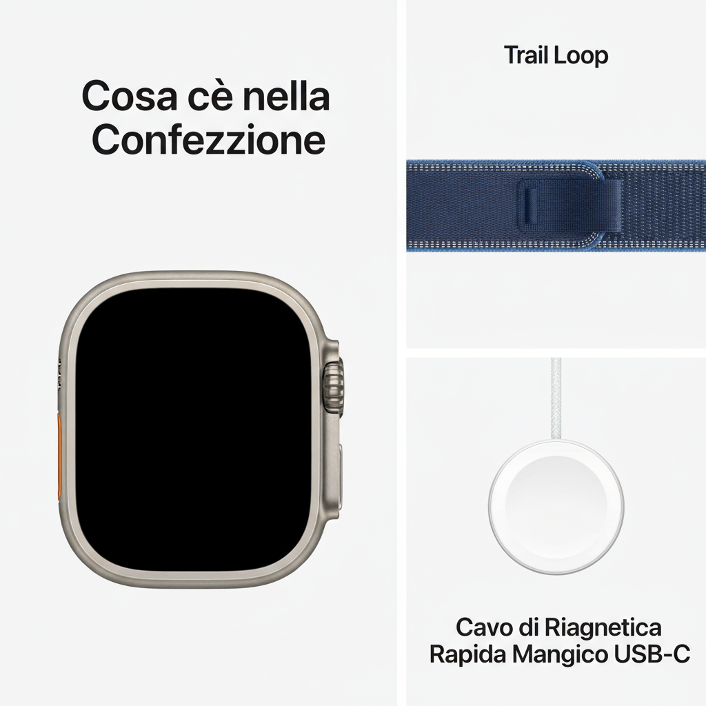 Contenu de la boîte Apple Watch Ultra en italien