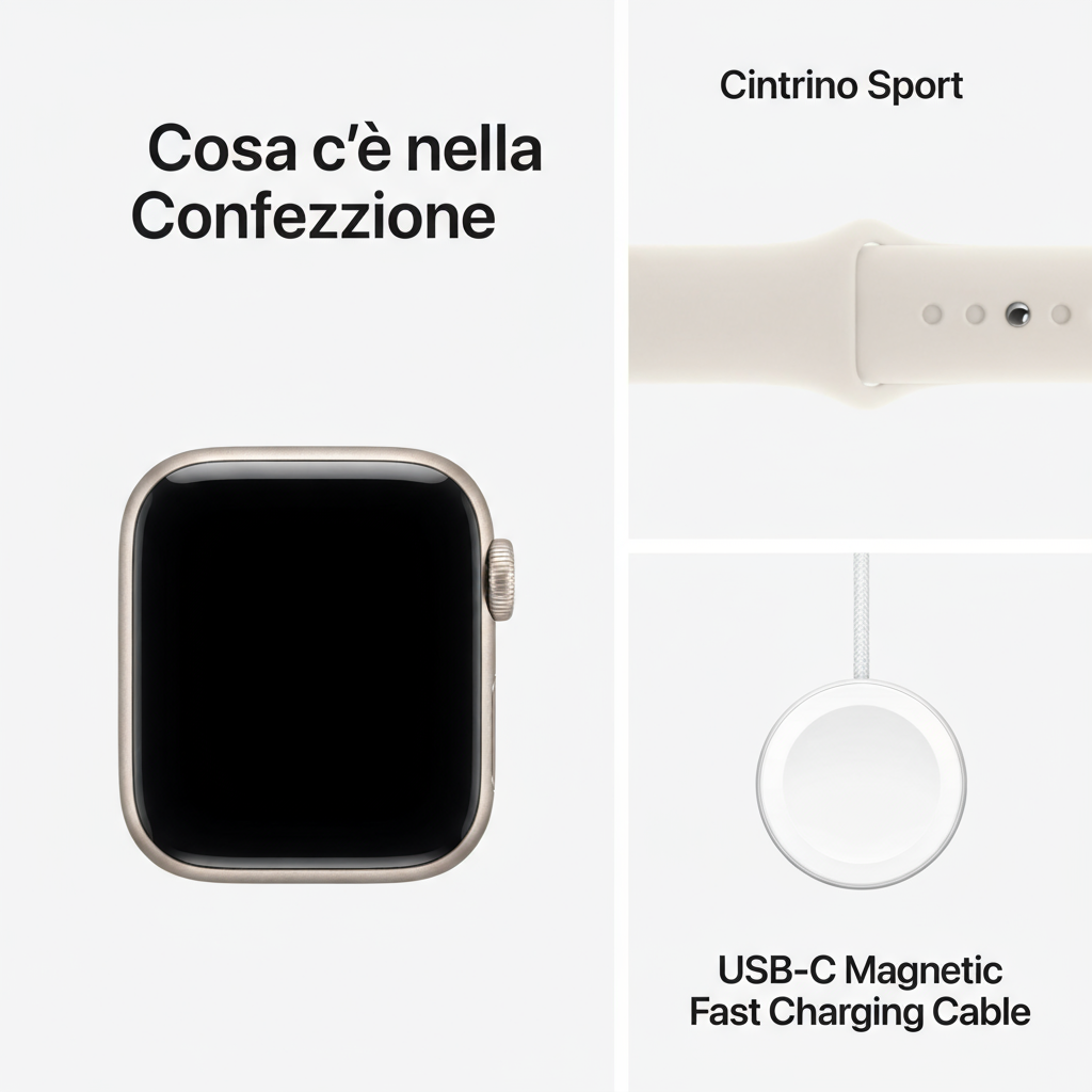 Contenu de la boîte en italien