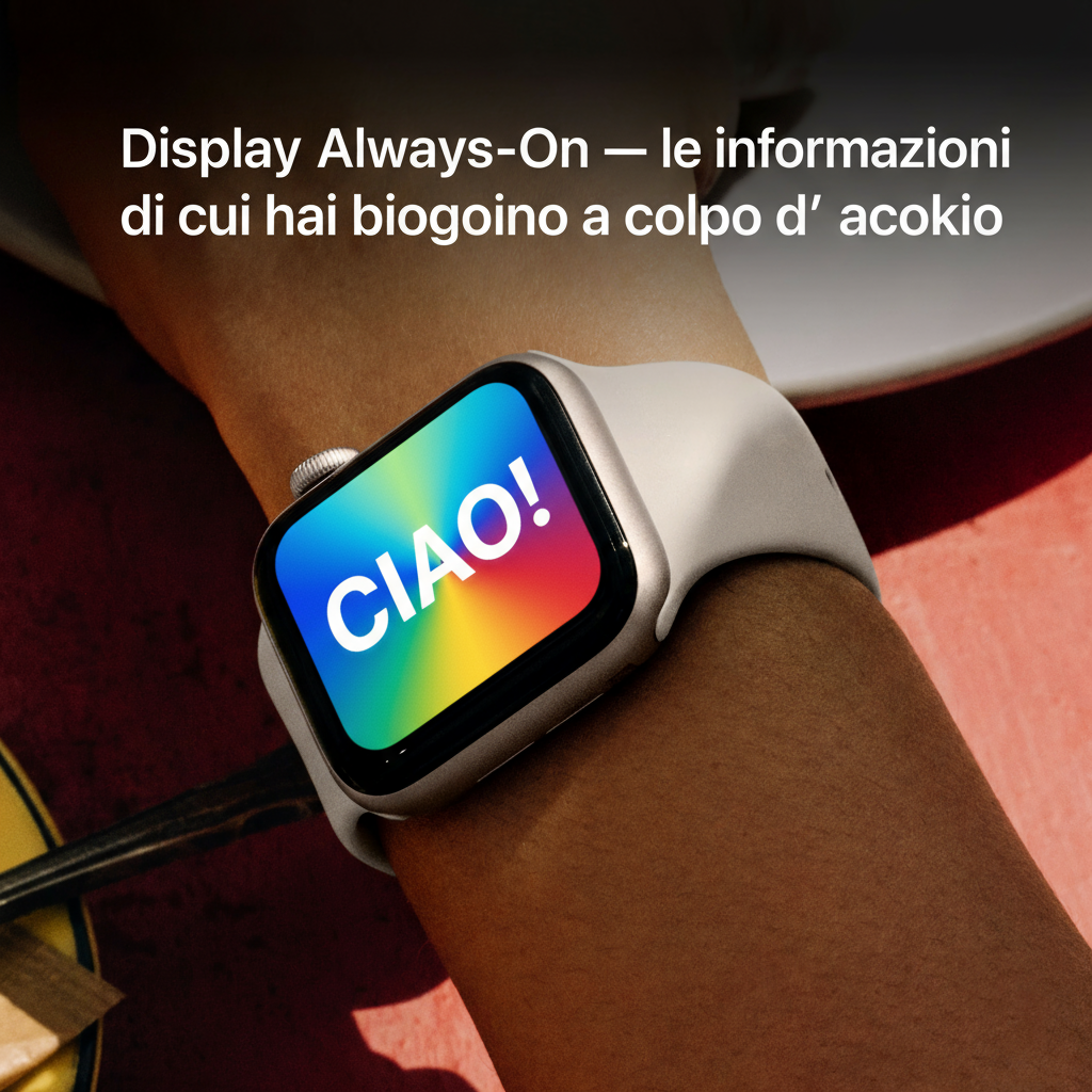 Display Always-On en italien